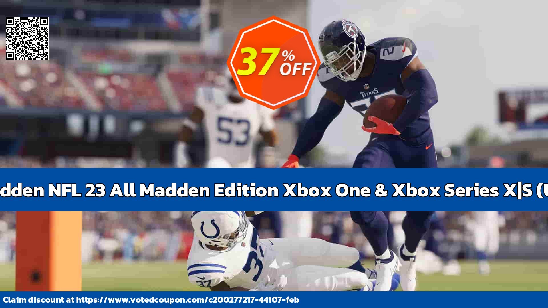 Madden NFL 23 All Madden Edition Xbox One & Xbox Series X|S, US  Coupon, discount Madden NFL 23 All Madden Edition Xbox One & Xbox Series X|S (US) Deal CDkeys. Promotion: Madden NFL 23 All Madden Edition Xbox One & Xbox Series X|S (US) Exclusive Sale offer