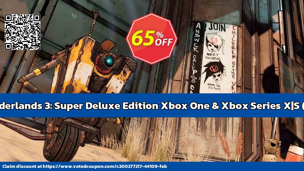 Borderlands 3: Super Deluxe Edition Xbox One & Xbox Series X|S, US  Coupon, discount Borderlands 3: Super Deluxe Edition Xbox One & Xbox Series X|S (US) Deal CDkeys. Promotion: Borderlands 3: Super Deluxe Edition Xbox One & Xbox Series X|S (US) Exclusive Sale offer