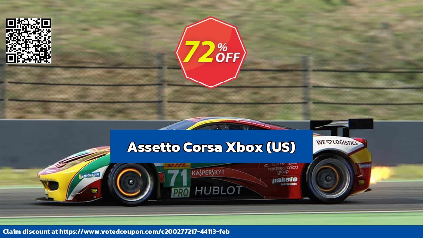 Assetto Corsa Xbox, US  Coupon, discount Assetto Corsa Xbox (US) Deal CDkeys. Promotion: Assetto Corsa Xbox (US) Exclusive Sale offer