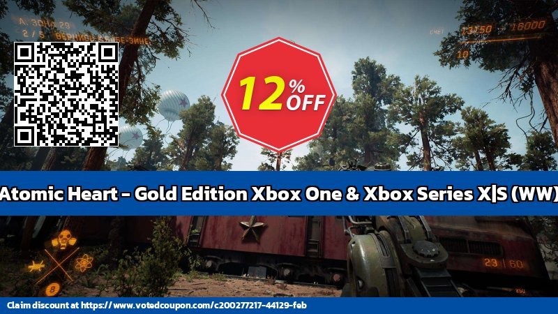 Atomic Heart - Gold Edition Xbox One & Xbox Series X|S, WW  Coupon Code May 2024, 12% OFF - VotedCoupon