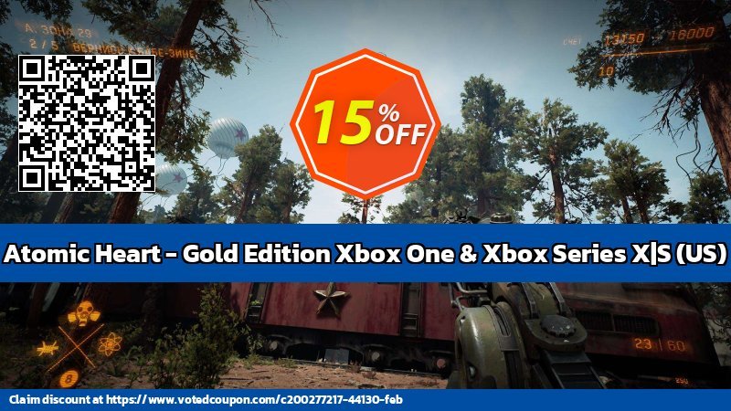 Atomic Heart - Gold Edition Xbox One & Xbox Series X|S, US  Coupon Code May 2024, 15% OFF - VotedCoupon