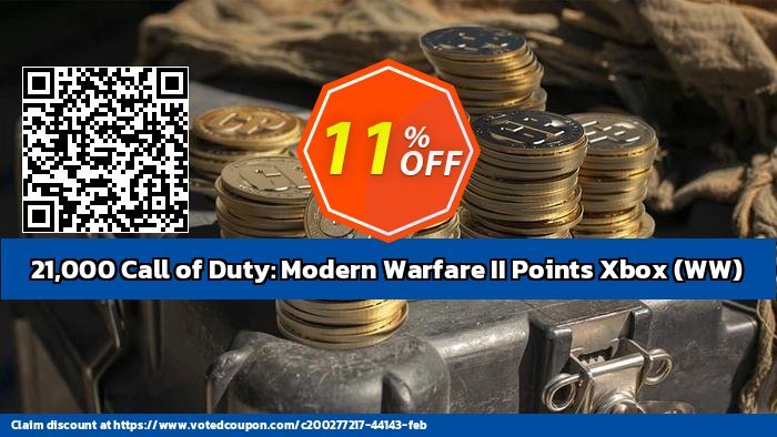 21,000 Call of Duty: Modern Warfare II Points Xbox, WW  Coupon, discount 21,000 Call of Duty: Modern Warfare II Points Xbox (WW) Deal CDkeys. Promotion: 21,000 Call of Duty: Modern Warfare II Points Xbox (WW) Exclusive Sale offer