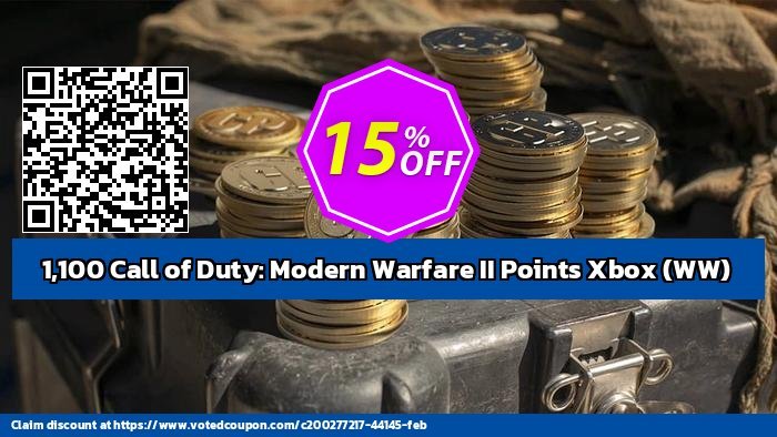 1,100 Call of Duty: Modern Warfare II Points Xbox, WW  Coupon, discount 1,100 Call of Duty: Modern Warfare II Points Xbox (WW) Deal CDkeys. Promotion: 1,100 Call of Duty: Modern Warfare II Points Xbox (WW) Exclusive Sale offer