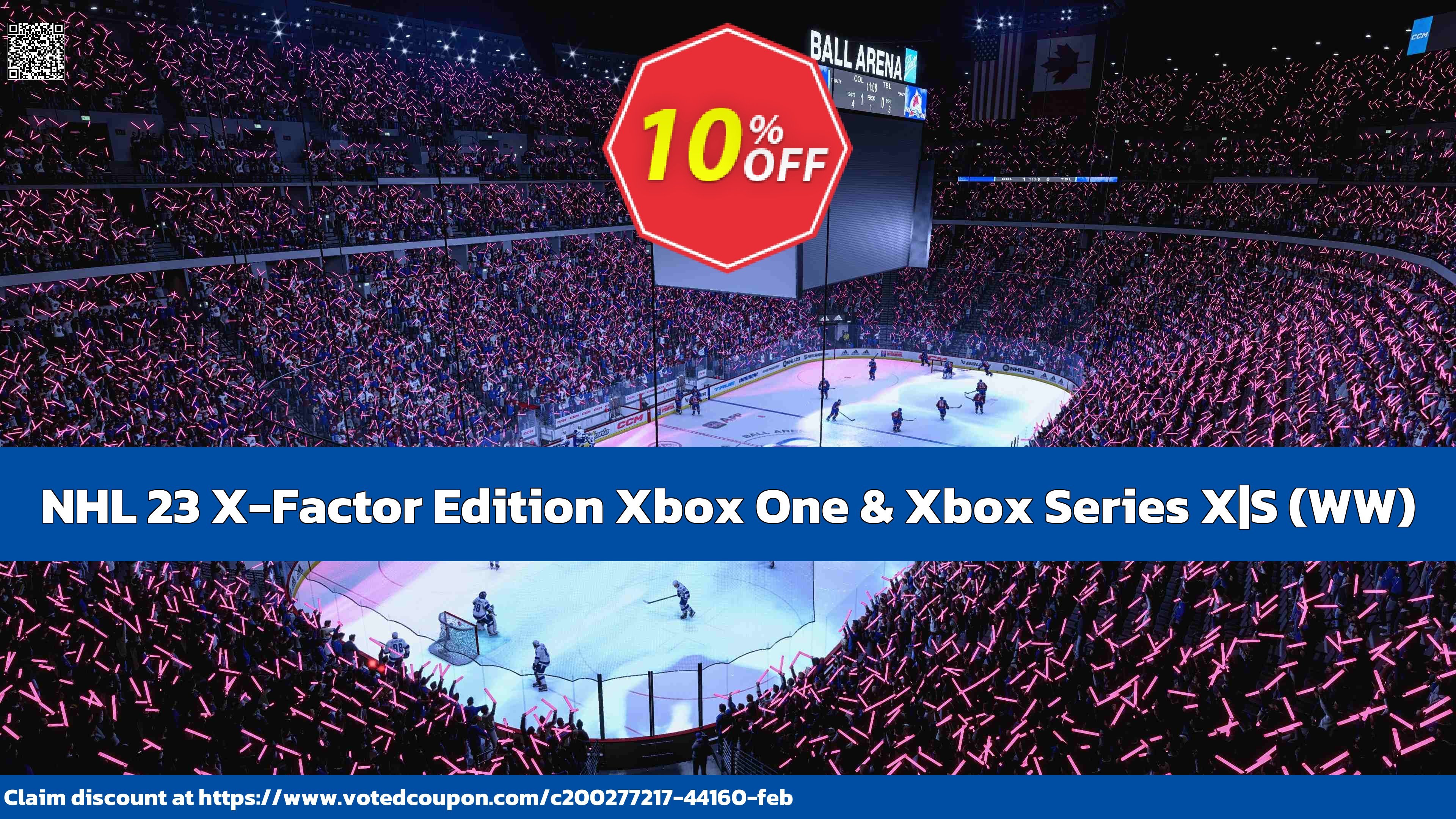 NHL 23 X-Factor Edition Xbox One & Xbox Series X|S, WW  Coupon, discount NHL 23 X-Factor Edition Xbox One & Xbox Series X|S (WW) Deal CDkeys. Promotion: NHL 23 X-Factor Edition Xbox One & Xbox Series X|S (WW) Exclusive Sale offer