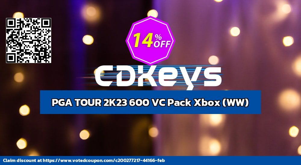 PGA TOUR 2K23 600 VC Pack Xbox, WW  Coupon, discount PGA TOUR 2K23 600 VC Pack Xbox (WW) Deal CDkeys. Promotion: PGA TOUR 2K23 600 VC Pack Xbox (WW) Exclusive Sale offer