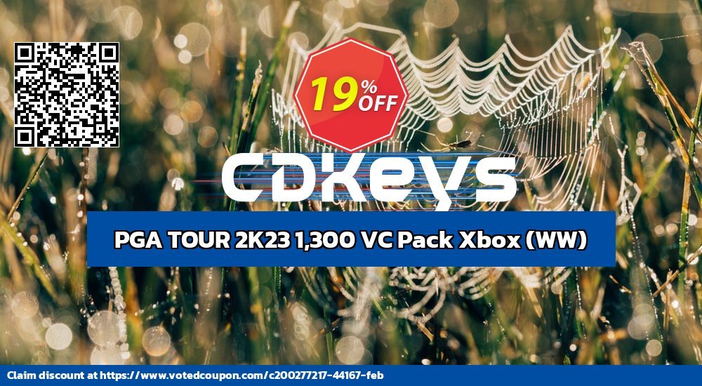 PGA TOUR 2K23 1,300 VC Pack Xbox, WW  Coupon, discount PGA TOUR 2K23 1,300 VC Pack Xbox (WW) Deal CDkeys. Promotion: PGA TOUR 2K23 1,300 VC Pack Xbox (WW) Exclusive Sale offer