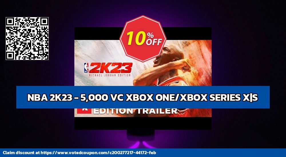 NBA 2K23 - 5,000 VC XBOX ONE/XBOX SERIES X|S Coupon Code May 2024, 18% OFF - VotedCoupon