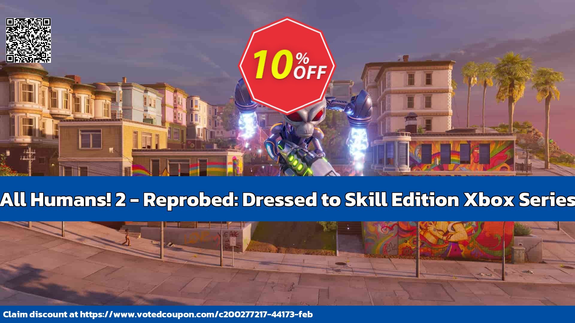 Destroy All Humans! 2 - Reprobed: Dressed to Skill Edition Xbox Series X|S, US  voted-on promotion codes