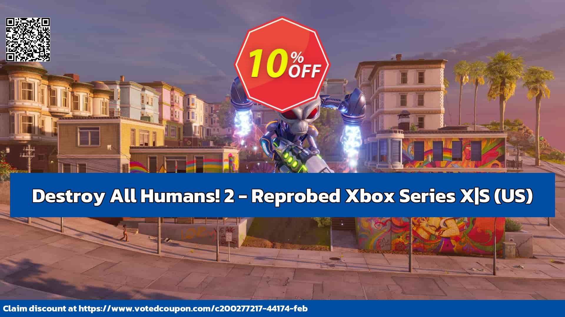 Destroy All Humans! 2 - Reprobed Xbox Series X|S, US  voted-on promotion codes