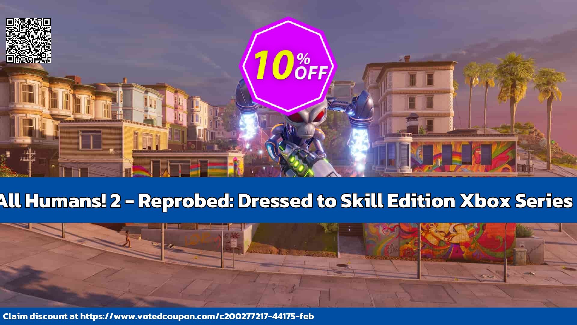 Destroy All Humans! 2 - Reprobed: Dressed to Skill Edition Xbox Series X|S, WW  Coupon, discount Destroy All Humans! 2 - Reprobed: Dressed to Skill Edition Xbox Series X|S (WW) Deal CDkeys. Promotion: Destroy All Humans! 2 - Reprobed: Dressed to Skill Edition Xbox Series X|S (WW) Exclusive Sale offer