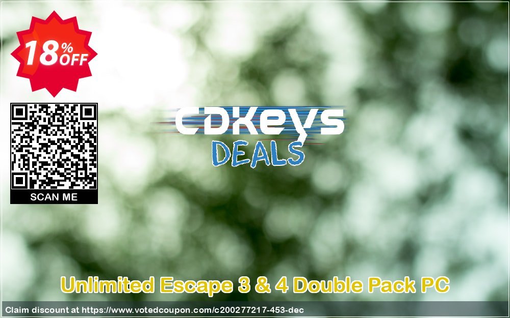 Unlimited Escape 3 & 4 Double Pack PC Coupon, discount Unlimited Escape 3 & 4 Double Pack PC Deal. Promotion: Unlimited Escape 3 & 4 Double Pack PC Exclusive offer 