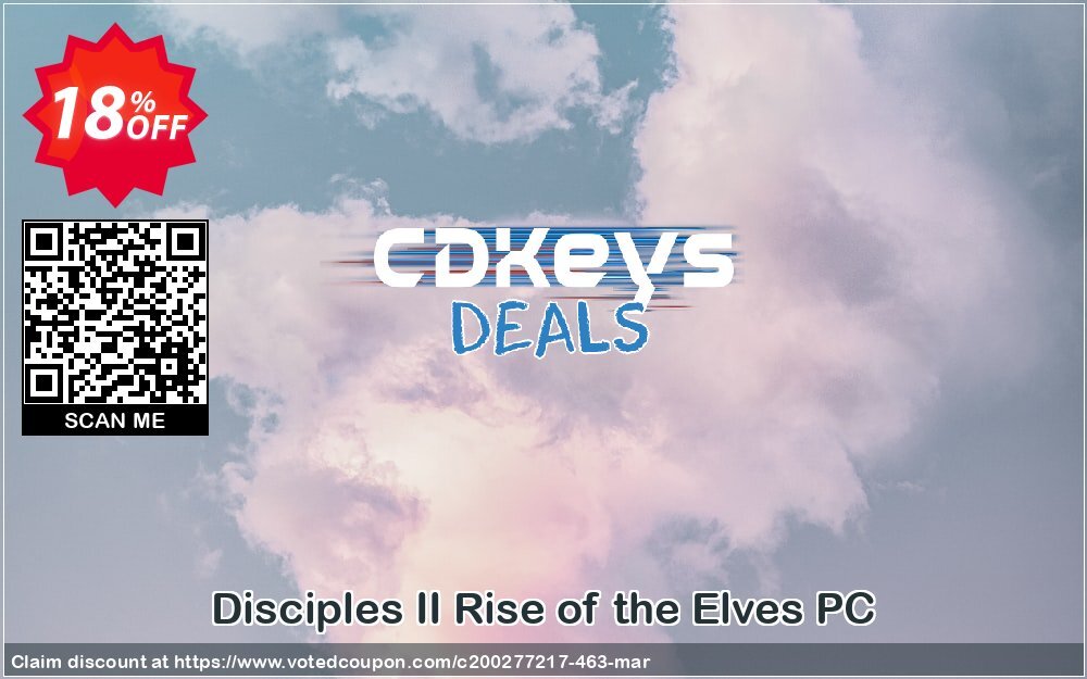 Disciples II Rise of the Elves PC Coupon, discount Disciples II Rise of the Elves PC Deal. Promotion: Disciples II Rise of the Elves PC Exclusive offer 