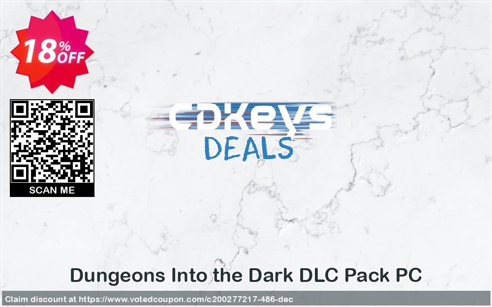 Dungeons Into the Dark DLC Pack PC Coupon, discount Dungeons Into the Dark DLC Pack PC Deal. Promotion: Dungeons Into the Dark DLC Pack PC Exclusive offer 