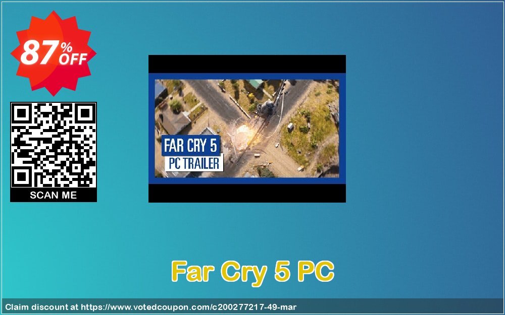 Far Cry 5 PC Coupon, discount Far Cry 5 PC Deal. Promotion: Far Cry 5 PC Exclusive offer 