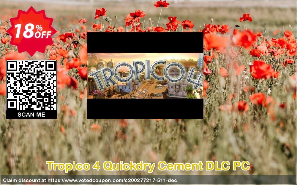 Tropico 4 Quickdry Cement DLC PC Coupon, discount Tropico 4 Quickdry Cement DLC PC Deal. Promotion: Tropico 4 Quickdry Cement DLC PC Exclusive offer 