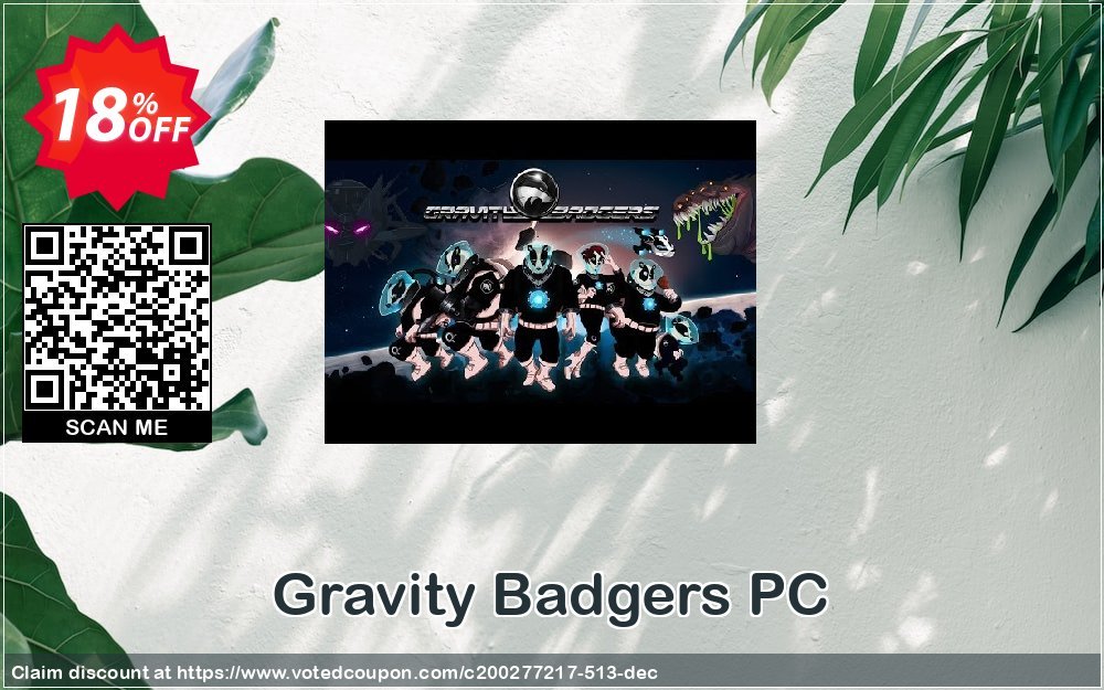 Gravity Badgers PC Coupon Code May 2024, 18% OFF - VotedCoupon