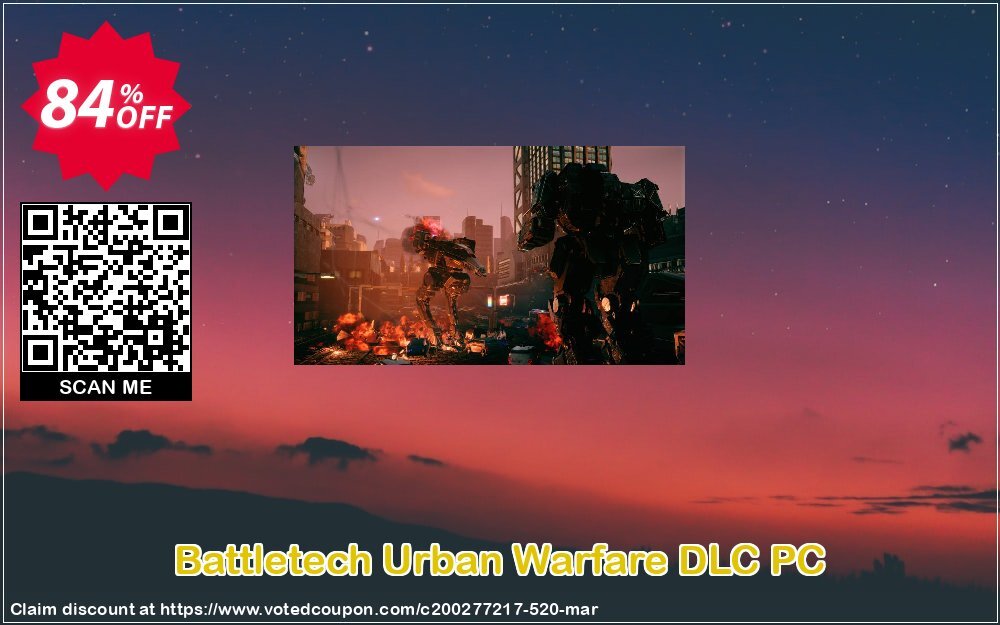 Battletech Urban Warfare DLC PC Coupon, discount Battletech Urban Warfare DLC PC Deal. Promotion: Battletech Urban Warfare DLC PC Exclusive offer 