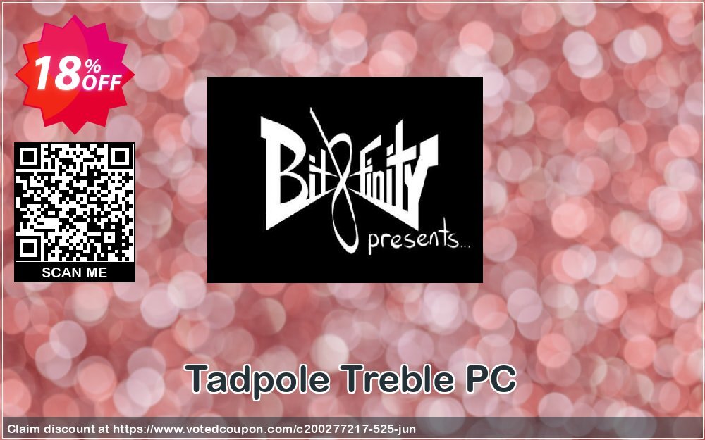 Tadpole Treble PC Coupon, discount Tadpole Treble PC Deal. Promotion: Tadpole Treble PC Exclusive offer 