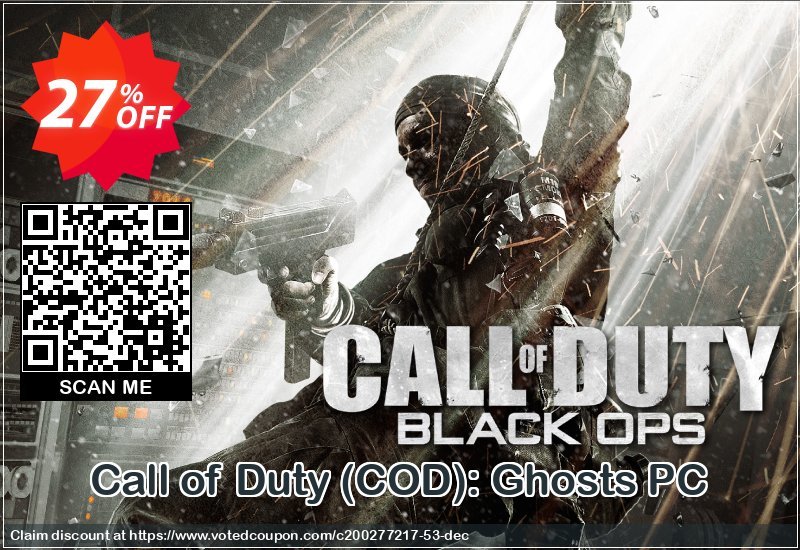 Call of Duty, COD : Ghosts PC Coupon Code Apr 2024, 27% OFF - VotedCoupon