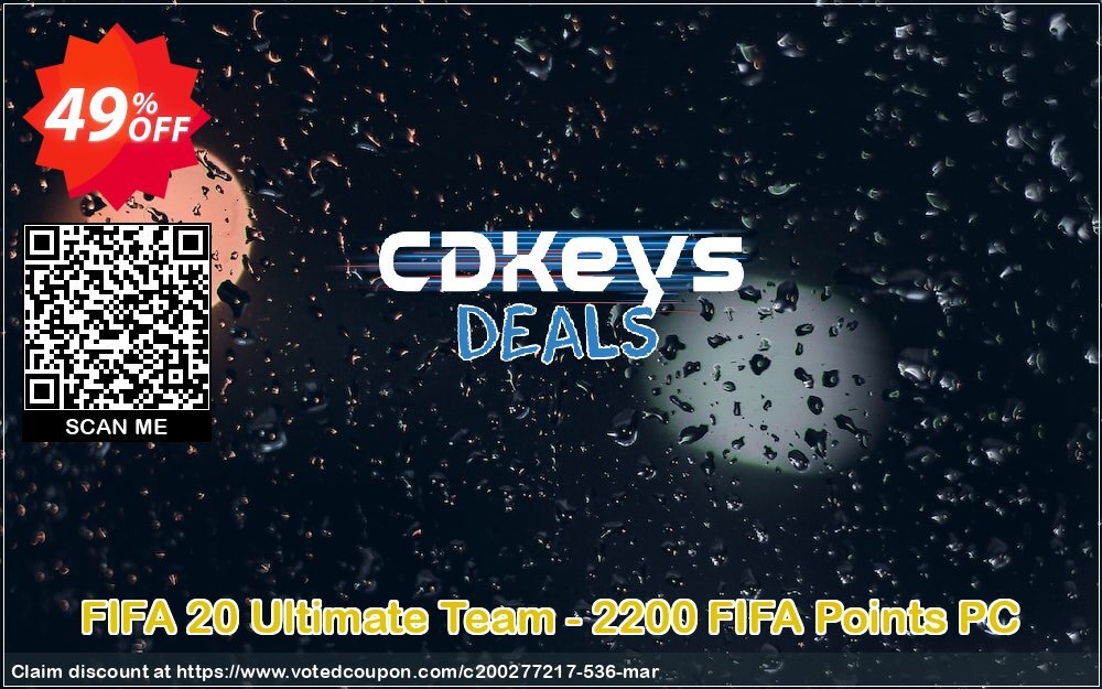 FIFA 20 Ultimate Team - 2200 FIFA Points PC Coupon, discount FIFA 20 Ultimate Team - 2200 FIFA Points PC Deal. Promotion: FIFA 20 Ultimate Team - 2200 FIFA Points PC Exclusive offer 