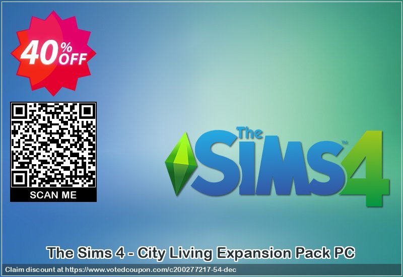 The Sims 4 - City Living Expansion Pack PC Coupon Code Apr 2024, 40% OFF - VotedCoupon