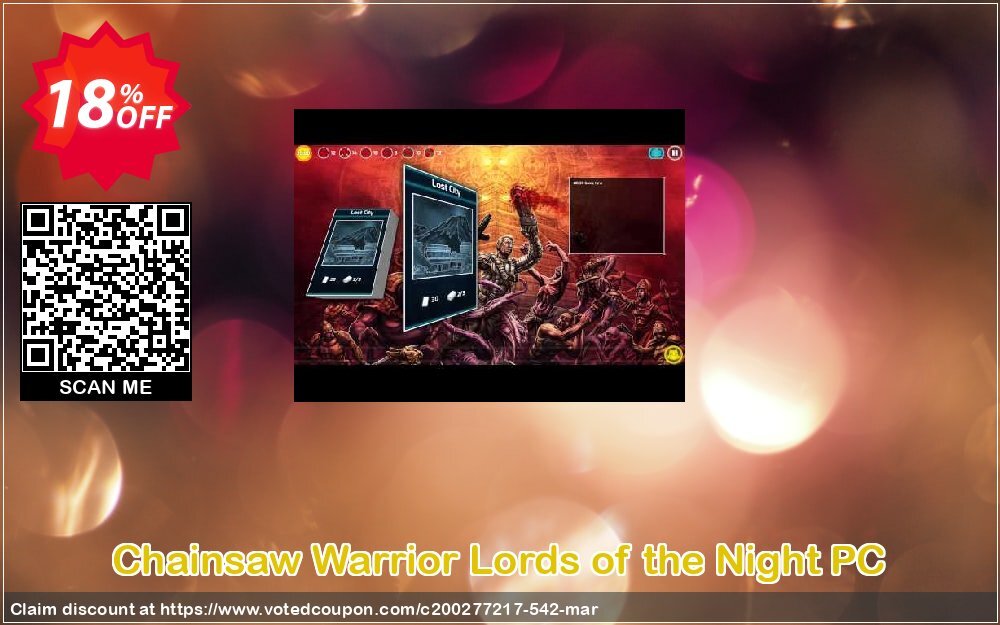 Chainsaw Warrior Lords of the Night PC Coupon, discount Chainsaw Warrior Lords of the Night PC Deal. Promotion: Chainsaw Warrior Lords of the Night PC Exclusive offer 