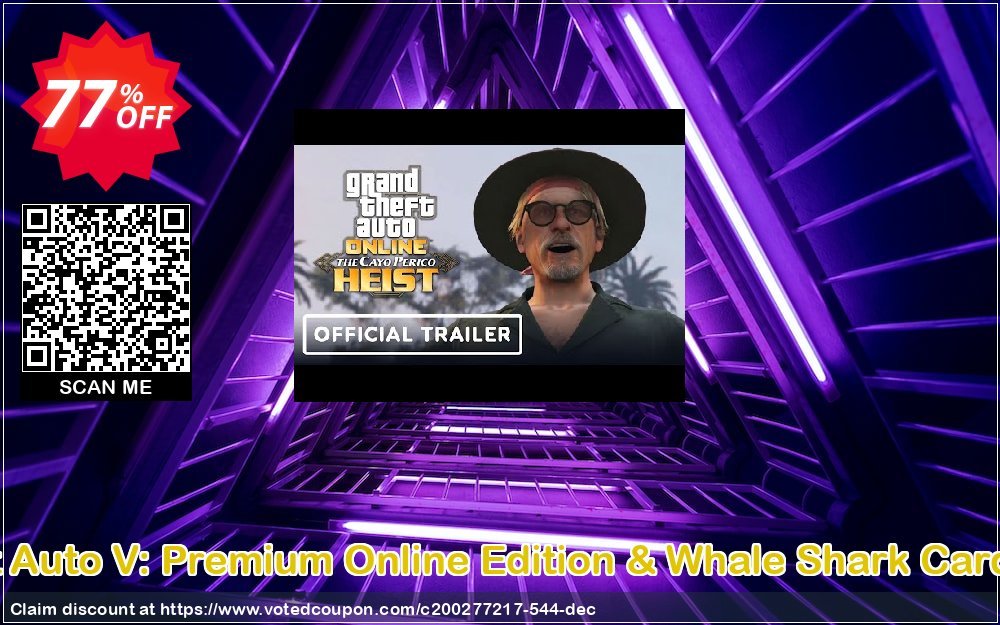 Grand Theft Auto V: Premium Online Edition & Whale Shark Card Bundle PC Coupon Code Apr 2024, 77% OFF - VotedCoupon