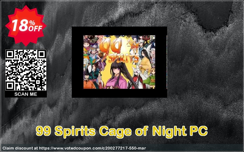 99 Spirits Cage of Night PC Coupon, discount 99 Spirits Cage of Night PC Deal. Promotion: 99 Spirits Cage of Night PC Exclusive offer 