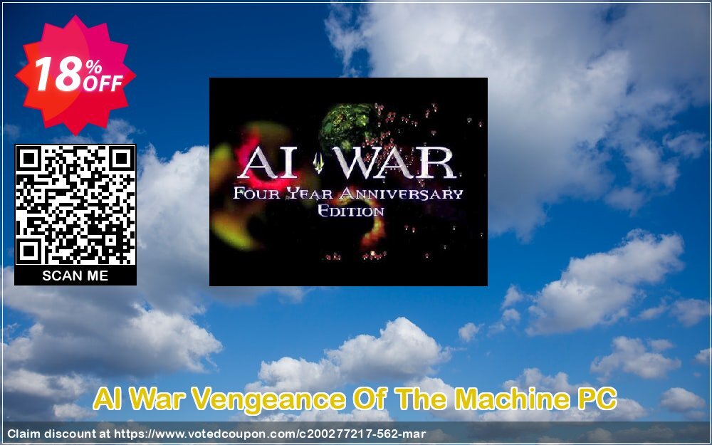 AI War Vengeance Of The MAChine PC Coupon, discount AI War Vengeance Of The Machine PC Deal. Promotion: AI War Vengeance Of The Machine PC Exclusive offer 