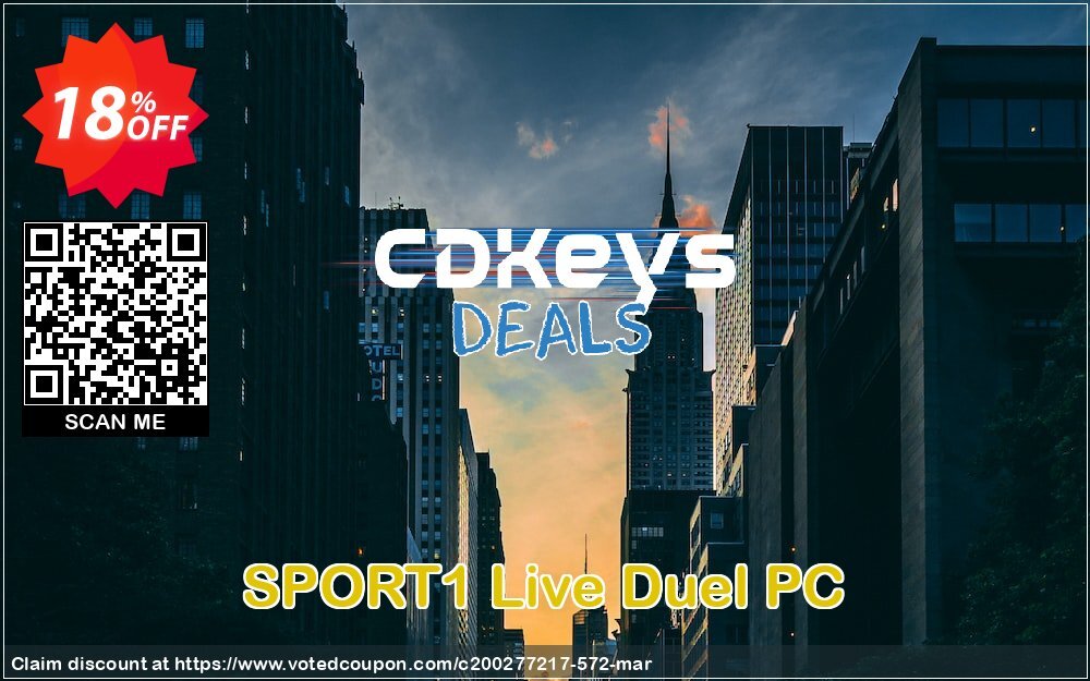 SPORT1 Live Duel PC Coupon, discount SPORT1 Live Duel PC Deal. Promotion: SPORT1 Live Duel PC Exclusive offer 