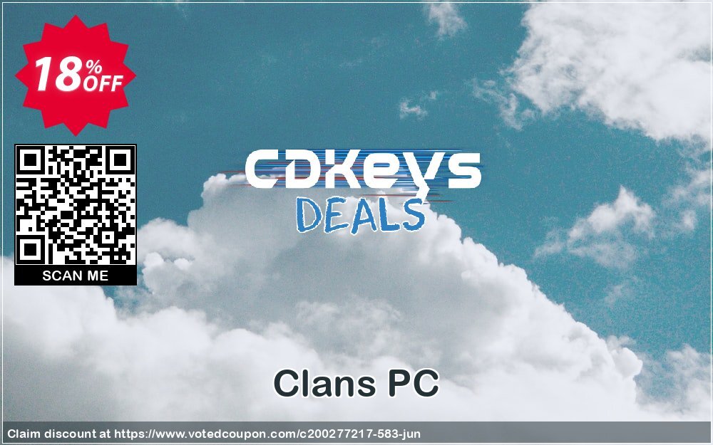 Clans PC Coupon, discount Clans PC Deal. Promotion: Clans PC Exclusive offer 