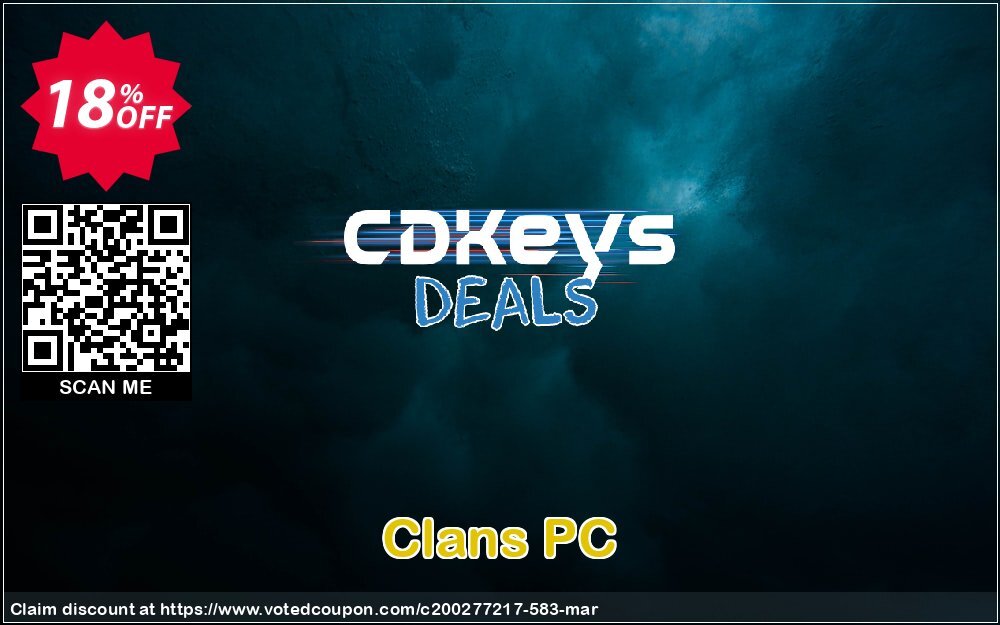 Clans PC Coupon, discount Clans PC Deal. Promotion: Clans PC Exclusive offer 