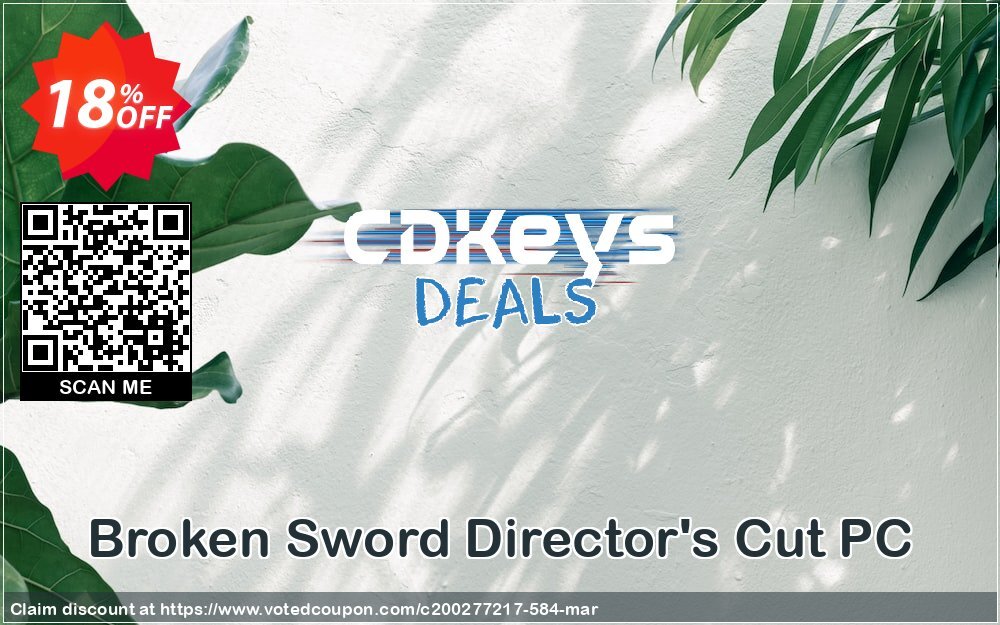 Broken Sword Director's Cut PC Coupon, discount Broken Sword Director's Cut PC Deal. Promotion: Broken Sword Director's Cut PC Exclusive offer 