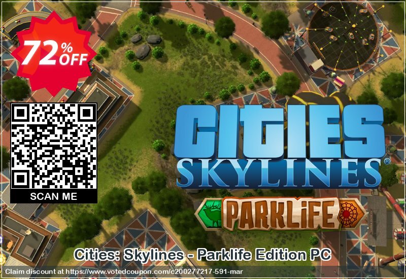 Cities: Skylines - Parklife Edition PC Coupon, discount Cities: Skylines - Parklife Edition PC Deal. Promotion: Cities: Skylines - Parklife Edition PC Exclusive offer 