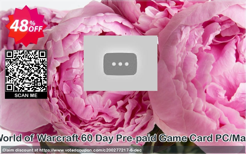 World of Warcraft 60 Day Pre-paid Game Card PC/MAC Coupon Code Apr 2024, 48% OFF - VotedCoupon