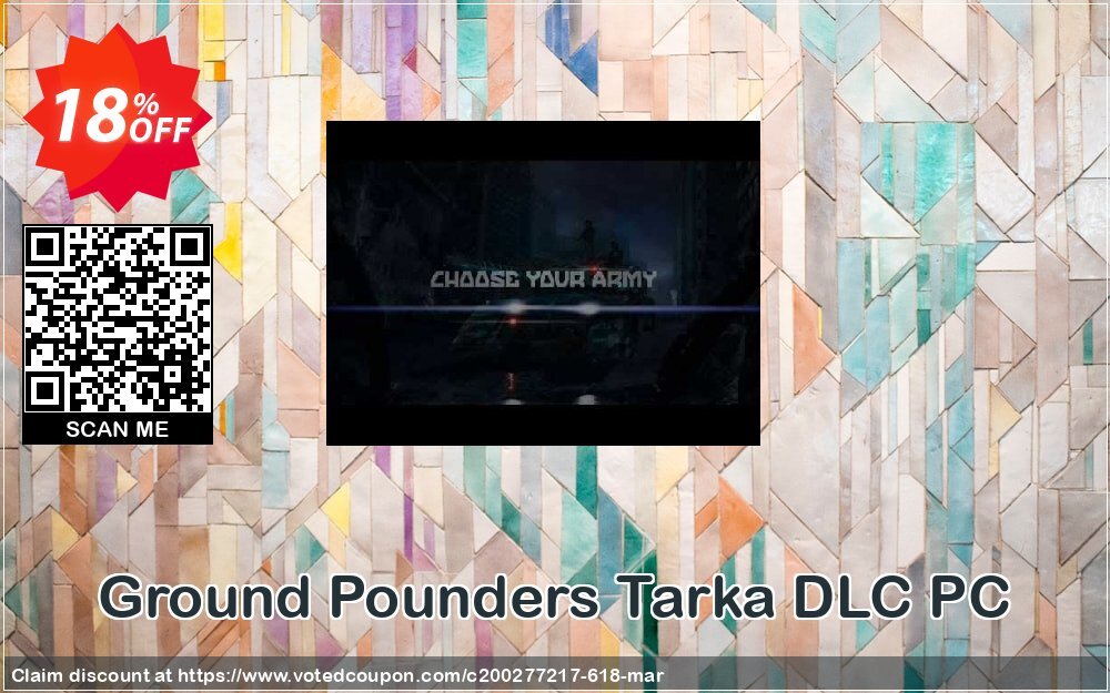 Ground Pounders Tarka DLC PC Coupon Code May 2024, 18% OFF - VotedCoupon