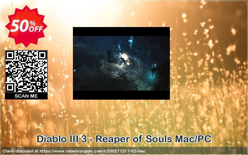 Diablo III 3 - Reaper of Souls MAC/PC Coupon, discount Diablo III 3 - Reaper of Souls Mac/PC Deal. Promotion: Diablo III 3 - Reaper of Souls Mac/PC Exclusive offer 