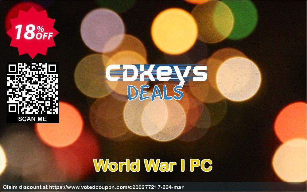 World War I PC Coupon, discount World War I PC Deal. Promotion: World War I PC Exclusive offer 