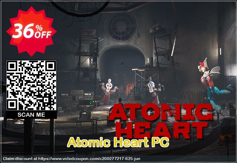 Atomic Heart PC Coupon, discount Atomic Heart PC Deal. Promotion: Atomic Heart PC Exclusive offer 