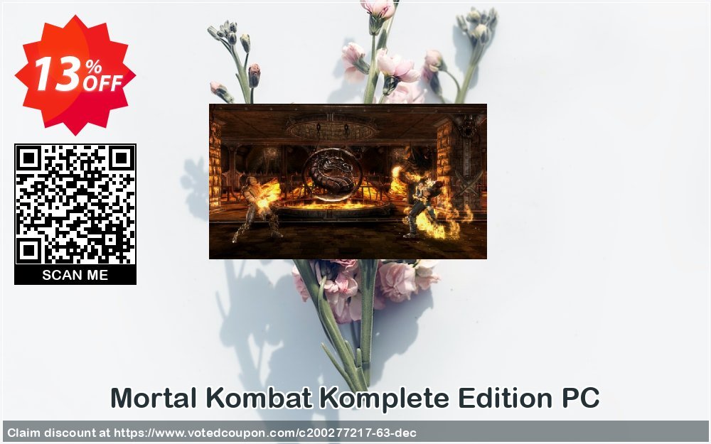 Mortal Kombat Komplete Edition PC Coupon, discount Mortal Kombat Komplete Edition PC Deal. Promotion: Mortal Kombat Komplete Edition PC Exclusive offer 