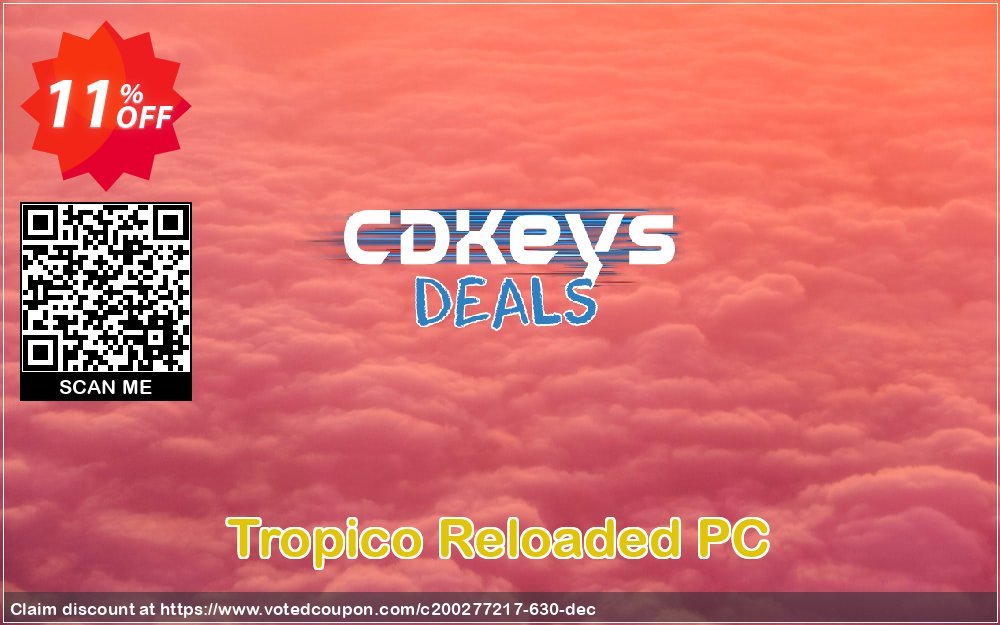Tropico Reloaded PC Coupon Code Apr 2024, 11% OFF - VotedCoupon