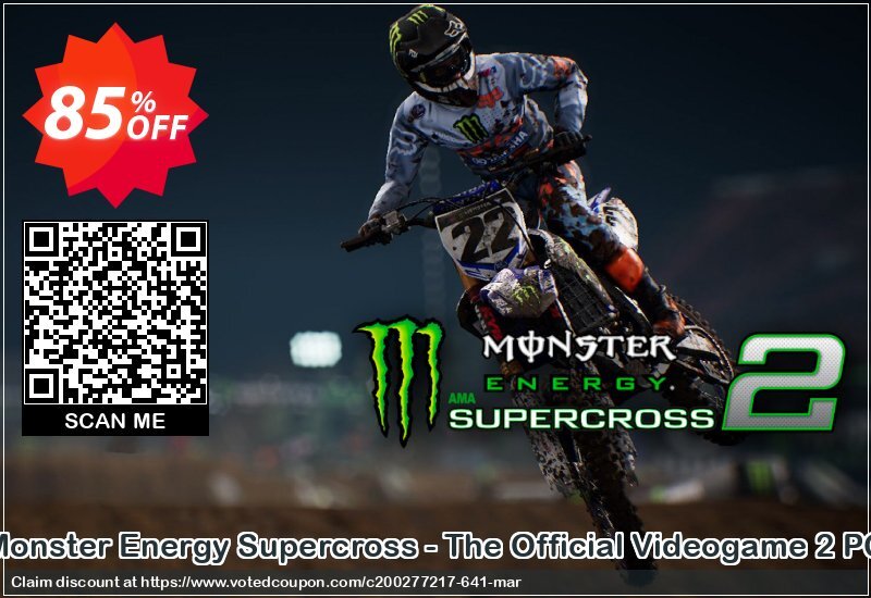 Monster Energy Supercross - The Official Videogame 2 PC Coupon, discount Monster Energy Supercross - The Official Videogame 2 PC Deal. Promotion: Monster Energy Supercross - The Official Videogame 2 PC Exclusive offer 