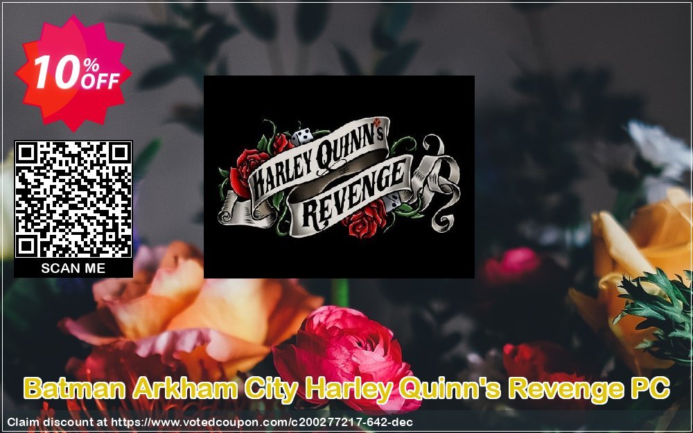 Batman Arkham City Harley Quinn's Revenge PC Coupon, discount Batman Arkham City Harley Quinn's Revenge PC Deal. Promotion: Batman Arkham City Harley Quinn's Revenge PC Exclusive offer 