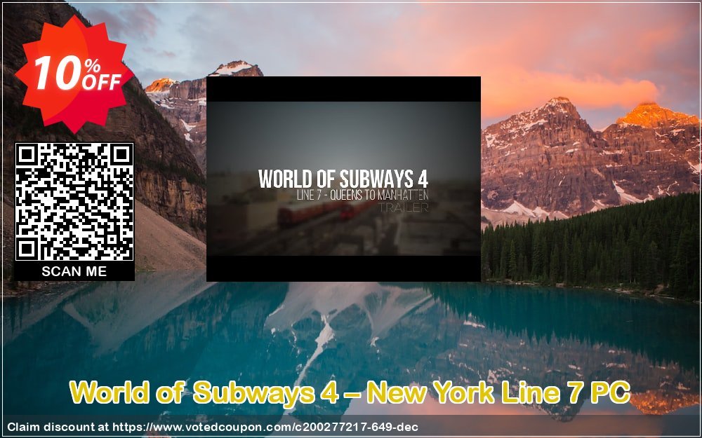 World of Subways 4 – New York Line 7 PC Coupon Code May 2024, 10% OFF - VotedCoupon