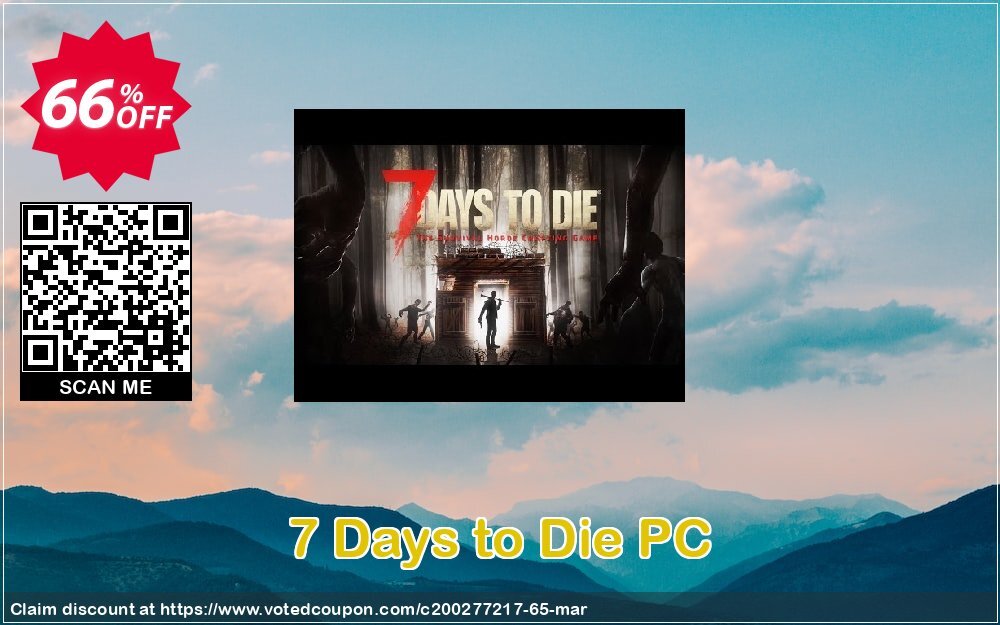 7 Days to Die PC Coupon, discount 7 Days to Die PC Deal. Promotion: 7 Days to Die PC Exclusive offer 