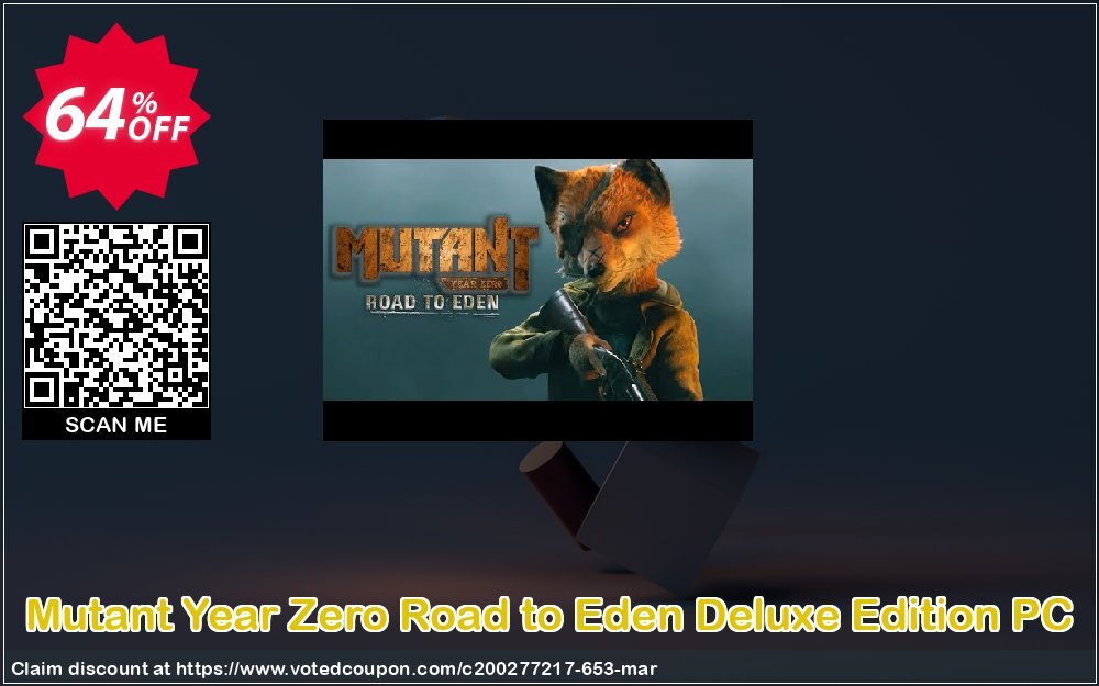 Mutant Year Zero Road to Eden Deluxe Edition PC Coupon, discount Mutant Year Zero Road to Eden Deluxe Edition PC Deal. Promotion: Mutant Year Zero Road to Eden Deluxe Edition PC Exclusive offer 