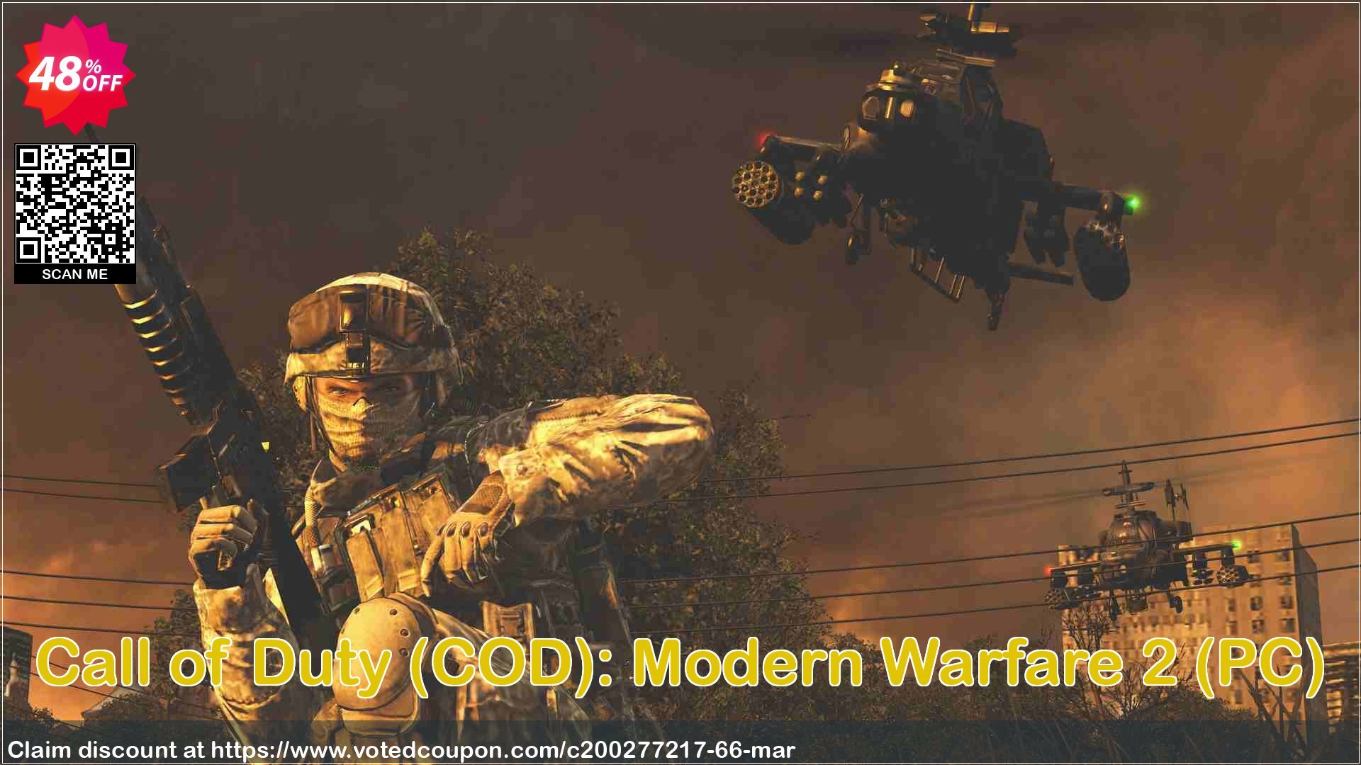 Call of Duty, COD : Modern Warfare 2, PC  Coupon Code Apr 2024, 48% OFF - VotedCoupon