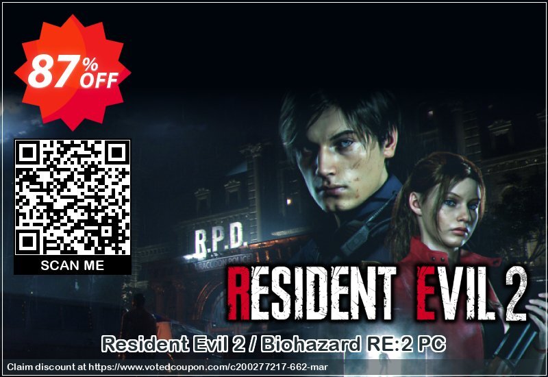 Resident Evil 2 / Biohazard RE:2 PC Coupon, discount Resident Evil 2 / Biohazard RE:2 PC Deal. Promotion: Resident Evil 2 / Biohazard RE:2 PC Exclusive offer 