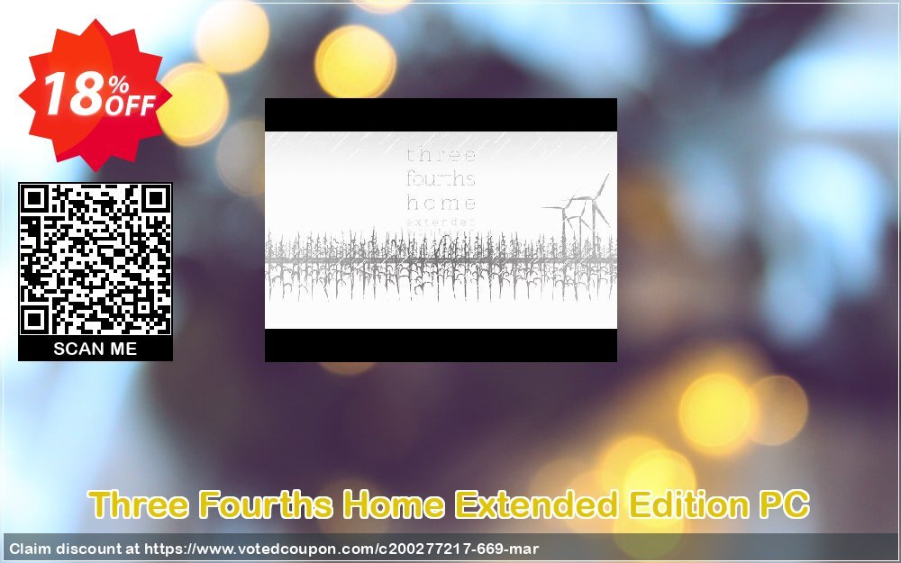 Three Fourths Home Extended Edition PC Coupon, discount Three Fourths Home Extended Edition PC Deal. Promotion: Three Fourths Home Extended Edition PC Exclusive offer 