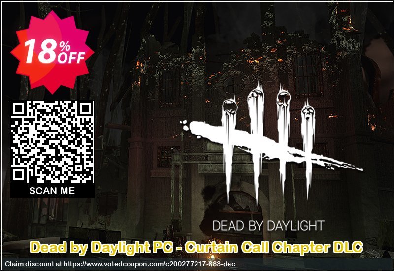 Dead by Daylight PC - Curtain Call Chapter DLC Coupon, discount Dead by Daylight PC - Curtain Call Chapter DLC Deal. Promotion: Dead by Daylight PC - Curtain Call Chapter DLC Exclusive offer 